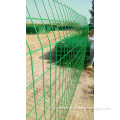 Green Coated Wire Fence Panels